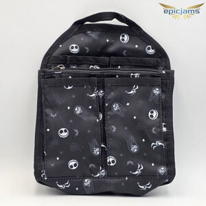 Disney The Nightmare Before Christmas Jack & Sally AOP Mini Backpack Organizer